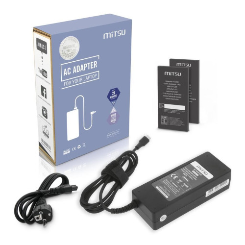 Zasilacz Mitsu 100W USB type C USB-C (black)-21816373