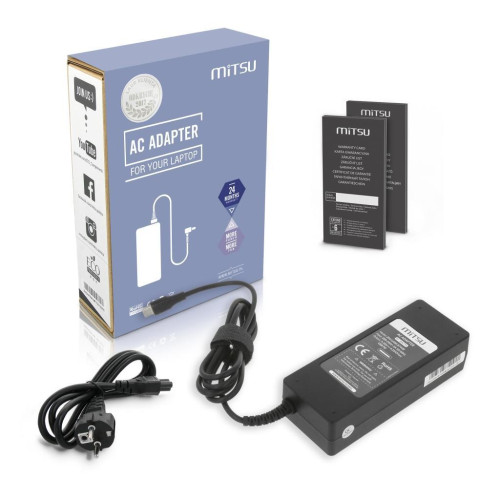 Zasilacz Mitsu 87W USB type C USB-C (black)-21816379