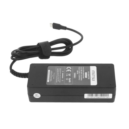 Zasilacz Mitsu 87W USB type C USB-C (black)-21816381