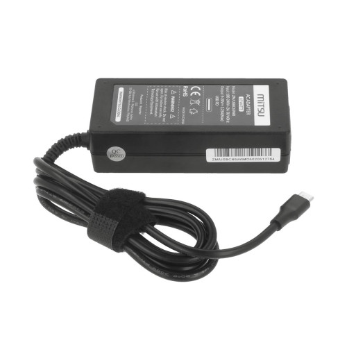 Zasilacz Mitsu 65W USB type C USB-C (black)-21816394