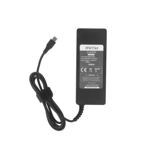 Zasilacz Mitsu 90W USB type C USB-C (black)-21816418