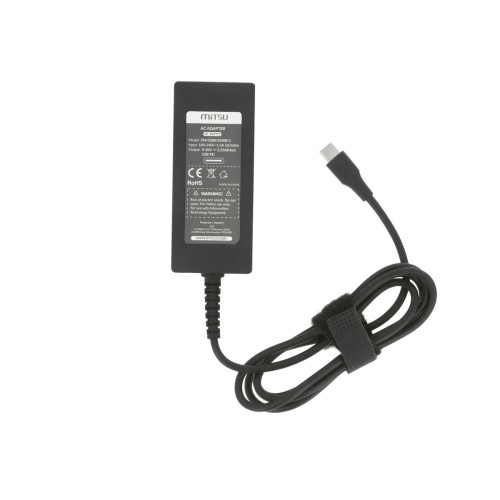 Zasilacz Mitsu 45W USB type C USB-C (black)-21816424