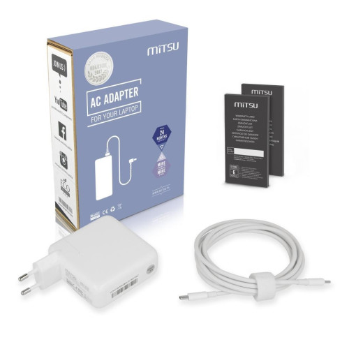 Zasilacz Mitsu 67W USB type C USB-C (white)-21816426