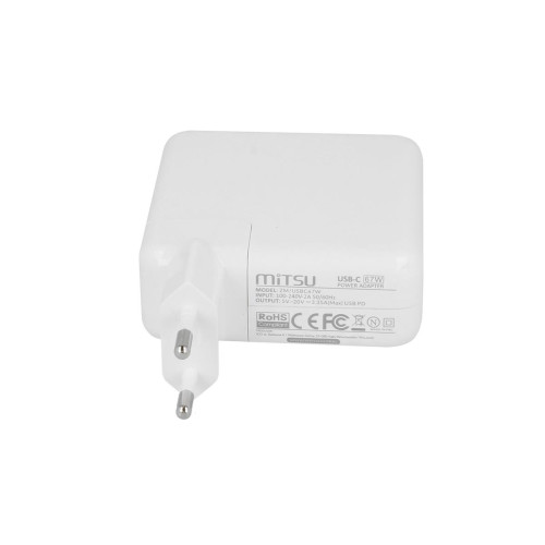 Zasilacz Mitsu 67W USB type C USB-C (white)-21816429