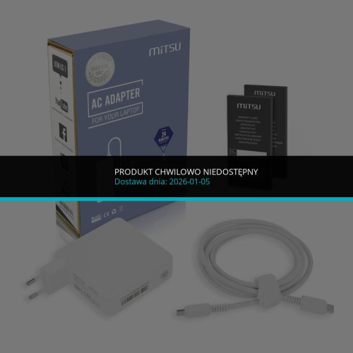 Zasilacz Mitsu 140W USB type C USB-C (white)-21816434
