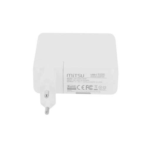 Zasilacz Mitsu 140W USB type C USB-C (white)-21816437