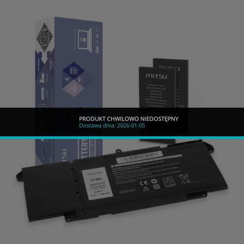 Bateria Mitsu do Dell Latitude 5320, 7320, 7520 - 11.4V-21816557