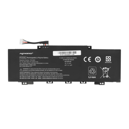 Bateria Movano do HP Pavilion x360 14-dy 14-ek, Aero 13-be 13-bg-21816679
