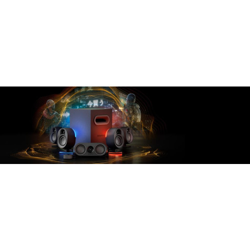 Steelseries Arena 9 zestaw głośników PC/Laptop Czarny 5.1 kan. 2-drożny Bluetooth-21843447