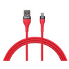 Kabel USB A - Lightning 1m Czerwony