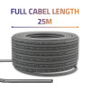 Kabel Patchcord sieciowy skrętka UTP | Miedziany Cu | CAT6 | Highspeed 1Gb/s | LAN | 25m | Szary-21983486