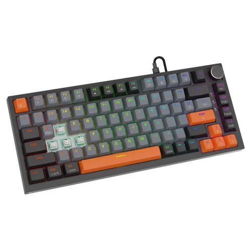 SAVIO KLAWIATURA MAGNETYCZNA ASTRAL BLACK OUTEMU WHITE JADE RGB 3 KOLORY KEYCAPÓW-21911491