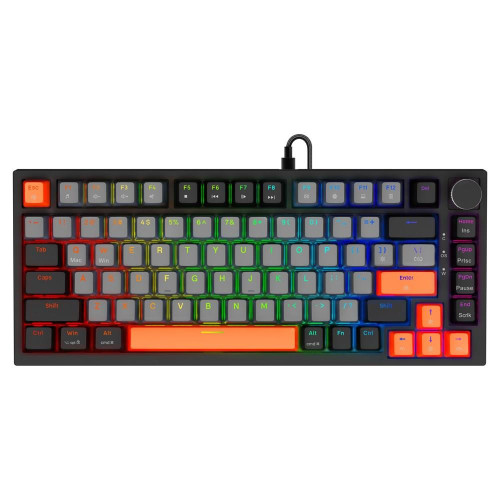 SAVIO KLAWIATURA MAGNETYCZNA ASTRAL BLACK OUTEMU WHITE JADE RGB 3 KOLORY KEYCAPÓW-21911498