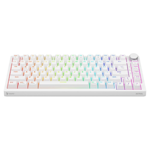 SAVIO KLAWIATURA MECHANICZNA ASTRAL WHITE OUTEMU WHITE JADE RGB-21911522