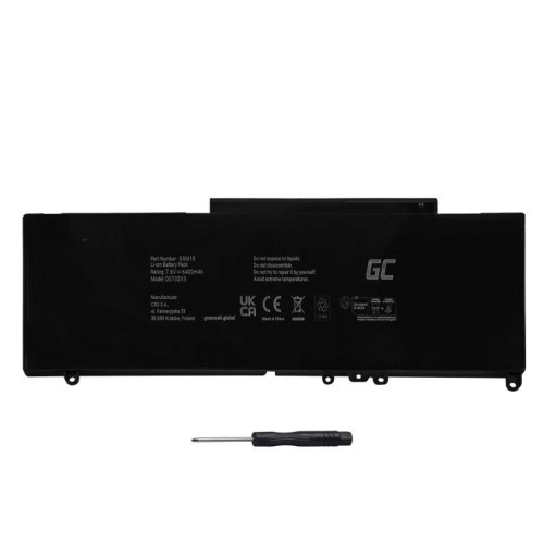 GREEN CELL BATERIA DE102V3 G5M10 0WYJC2 DO DELL LATITUDE E5250 E5450 E5550 6200MAH 7.6V-21917427