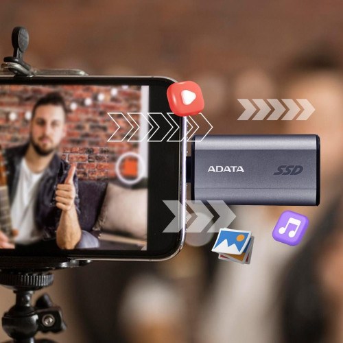 Adata Zewnętrzny dysk SSD SC750 500G USB3.2C 1050/1000 MB/s-21997535