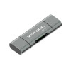 Czytnik kart SD / microSD Vention ze złączami USB 3.0 USB-C microSD szary-22009136