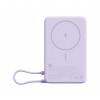 PowerBank Magnetic 10000 z podstawką fioletowy-22033243