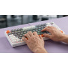Klawiatura magnetyczna ASTRAL White OUTEMU White jade RGB 3 kolory keycapów-22033713