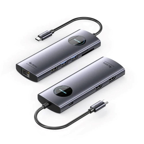 Stacja dokująca Vention 9 w 1 MST USB-C 4K 100W PD 5Gbps