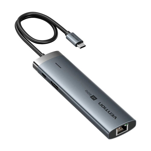 Stacja dokująca USB-C 8w1 Vention 4K 60Hz 100W PD 0.15m-22006490