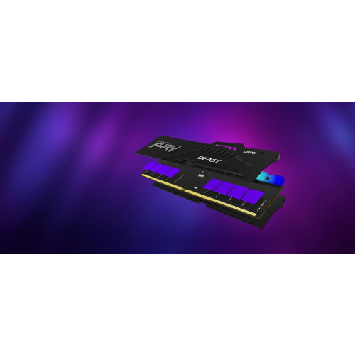Kingston Technology FURY Beast RGB moduł pamięci 16 GB 1 x 16 GB DDR5 5200 MT/s-22014476
