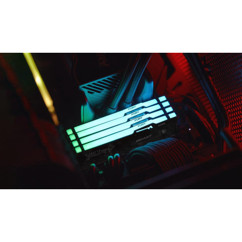 Kingston Technology FURY Beast RGB moduł pamięci 16 GB 1 x 16 GB DDR5 5200 MT/s-22014479