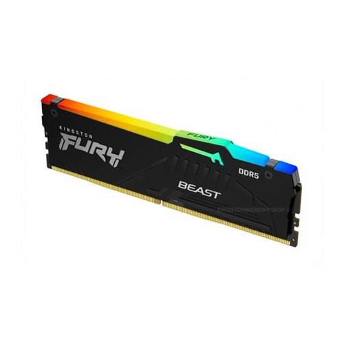 Kingston Technology FURY Beast RGB moduł pamięci 16 GB 1 x 16 GB DDR5 5200 MT/s
