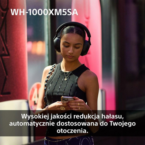 Słuchawki bezprzewodowe SONY WH-1000XM5SA Black-22016069