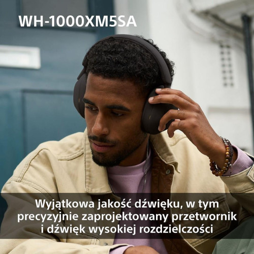 Słuchawki bezprzewodowe SONY WH-1000XM5SA Black-22016070