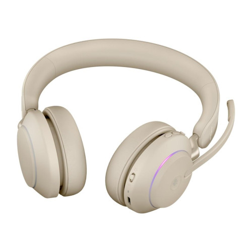 Słuchawki nauszne bezprzewodowe Jabra Evolve2 65 MS Stereo Link380c, beige-22016290