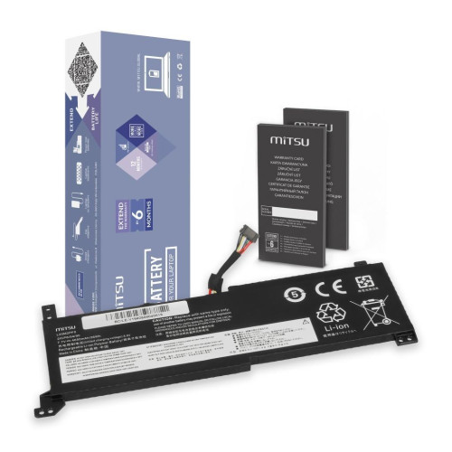 Bateria Mitsu do Lenovo V14 V15 V17, IdeaPad 3-22030685