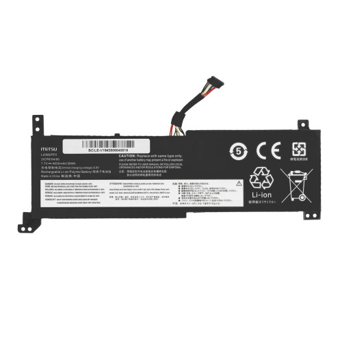 Bateria Mitsu do Lenovo V14 V15 V17, IdeaPad 3-22030689