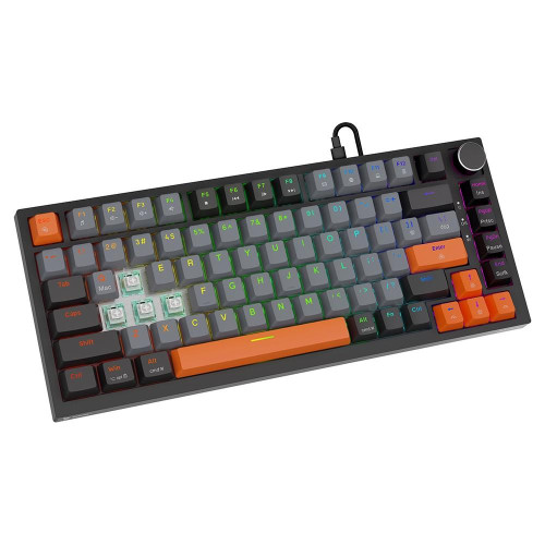 Klawiatura magnetyczna ASTRAL Black OUTEMU White Jade RGB 3 kolory keycapów-22033673