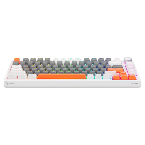 Klawiatura magnetyczna ASTRAL White OUTEMU White jade RGB 3 kolory keycapów-22033703