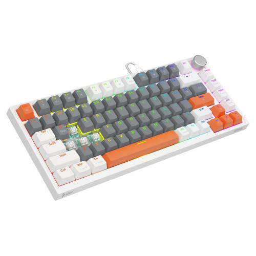 Klawiatura magnetyczna ASTRAL White OUTEMU White jade RGB 3 kolory keycapów-22033705