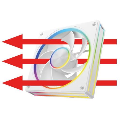 MODECOM VOLCANO LOOP 120 ARGB REVERSE FAN BIAŁY-22041526