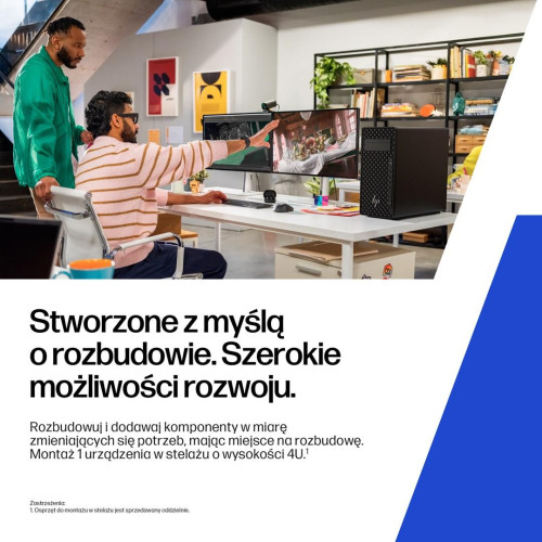 HP Z2 Tower G1i Workstation Ultra 7 265 vPro 16GB DDR5 5600 SSD512 RTX A400_4GB DVD-RW 500W W11Pro 3Y OnSite-22046336