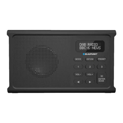 Radio przenośne BLAUPUNKT DAB DR3BK, czarny
