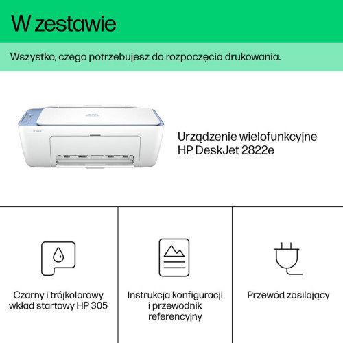 Urządzenie wielofunkcyjne HP DeskJet 2822e (588R4B)-22052934