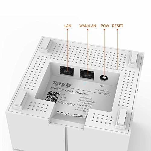 System Mesh Tenda MW6 2pack (xDSL; 2,4 GHz, 5 GHz)-2210534