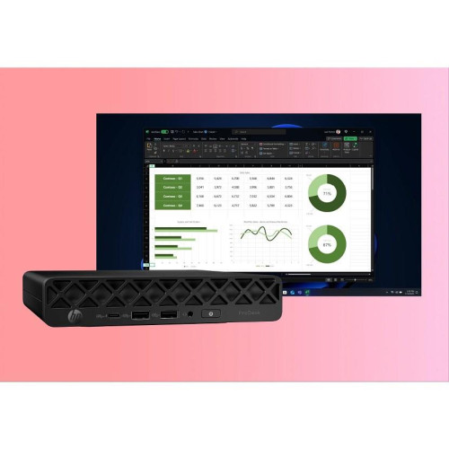 HP ProDesk 4 Mini G1i Ultra 5 225T 16GB DDR5 5600 SSD512 Arc W11Pro 3Y OnSite-22181818