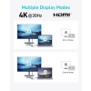 Hub 5w1 4K HDMI Single Display srebrny-22398912