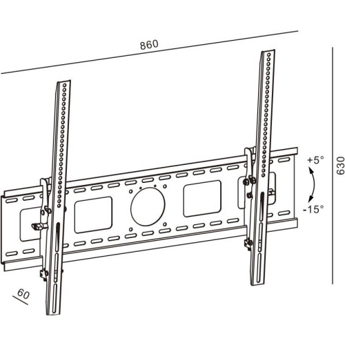 Uchwyt TV TB-851 do telewizora do 100 cali 90kg max VESA 800x600-22325729
