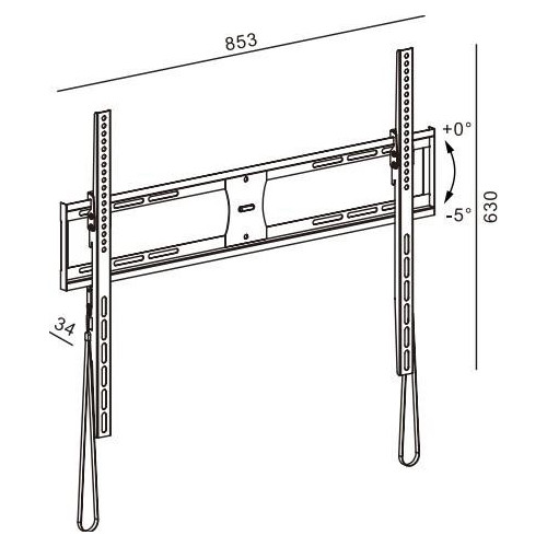 Uchwyt TV TB-851E do telewizora do 100 cali 65kg max VESA 800x600-22326873