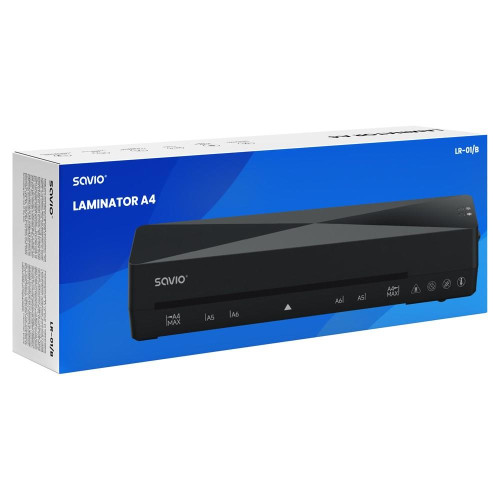 SAVIO LAMINATOR A4 CZARNY LR-01/B-22357769
