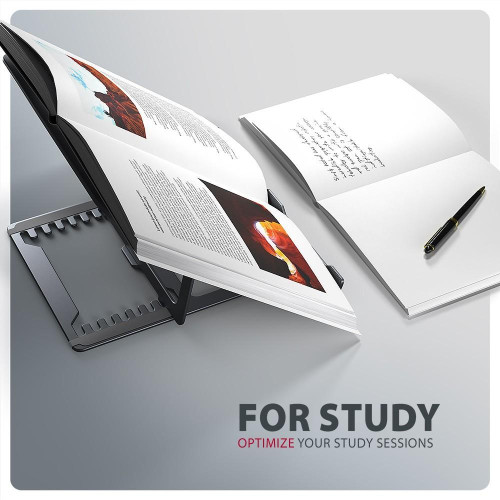 STND-LAG Podstawa do laptopów aluminiowa 10-17,3 cala 8 regulowanych pozycji, Szara-22399318