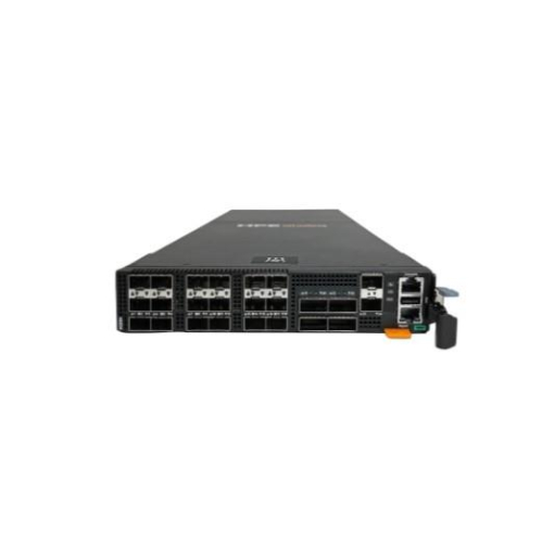 Przełącznik półszerokości H-series SN8325H z 18 portami SFP28 25GbE oraz 4 portami QSFP28 100GbE (zasilanie od strony złączy)