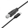 Kabel USB CM-BM 1.8m czarny drukarkowy-22426807