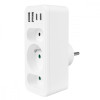 Rozdzielacz na 3 gniazda MCE248 F/W 2xUSB-A 2xUSB-C biały-22427660